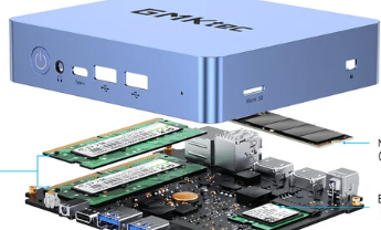 GMKtecNucBox10搭载AMDRyzen75800UAPU和全新蓝色配色