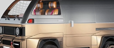铃木CarryKei卡车变身为不寻常的高细节3D电气设计项目