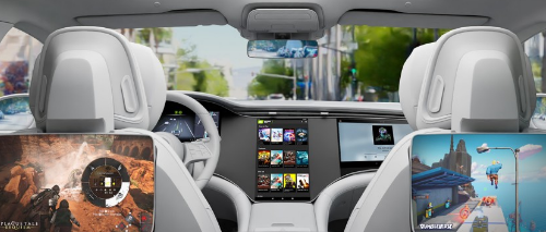 汽车制造商在CES 2023上展示车载娱乐选项