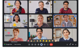 谷歌会议为视频通话实现表情符号反应