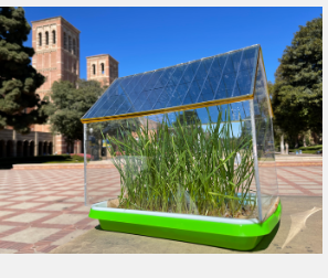 加州大学洛杉矶分校的工程师设计太阳能屋顶为温室收集能量