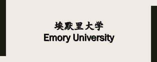 埃默里大学 -- 牛津学院 emory大学assistant professor