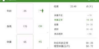 如何用计算机算出体重？ 身高体重计算器