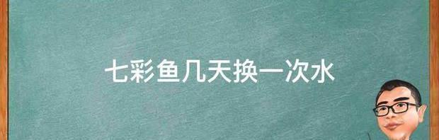 七彩鱼几天换一次水 七彩鱼