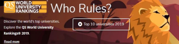 qs官方公布的世界大学排名？ 世界大学排行榜2019官方排名
