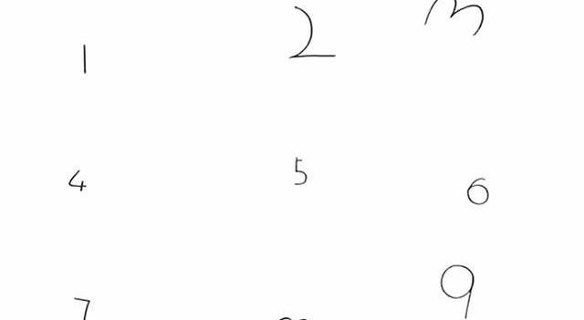 用数字1-9怎样画动物？ 1000种简单画小动物