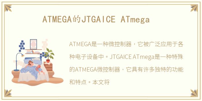 ATMEGA的JTGAICE ATmega