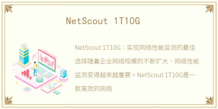 NetScout 1T10G