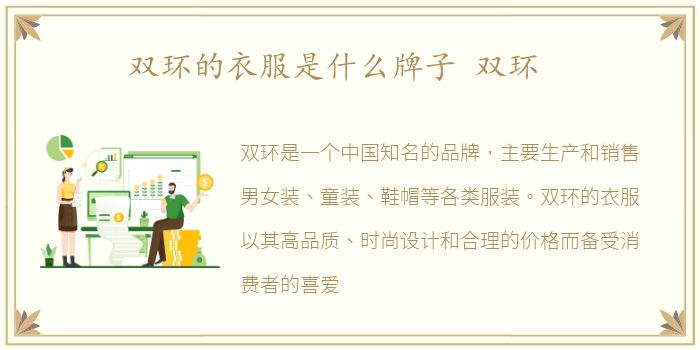 双环的衣服是什么牌子 双环