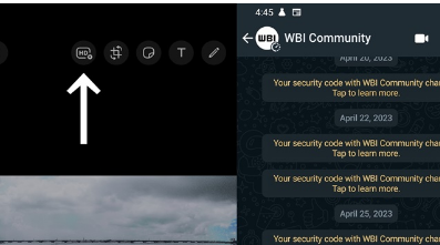 以后可以通过WhatsApp发送高清照片