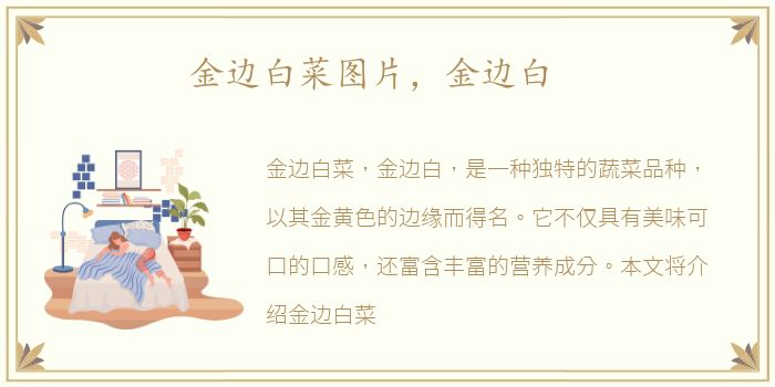 金边白菜图片，金边白