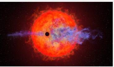 海王星大小的行星在绕恒星运行时奇怪且零星地喷出氢气