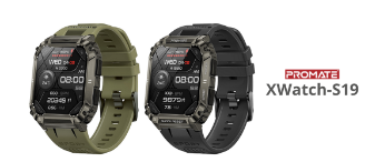Promate XWatchS19坚固型智能手表1.95英寸显示屏推出