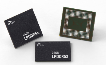 SK海力士开始推出24GB LPDDR5X RAM
