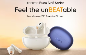 Realme将于8月23日推出两款新的无线耳机以及Realme 11