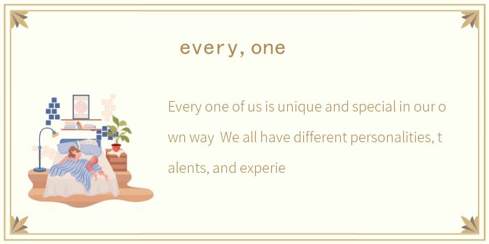 every,one