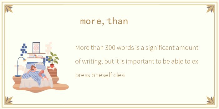 more,than