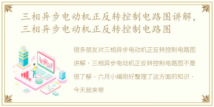 三相异步电动机正反转控制电路图讲解，三相异步电动机正反转控制电路图
