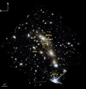 科学家通过观察圣诞树星系团在太空中发现了14个新的瞬态天体