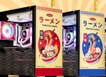 以拉面为主题的台式电脑非常适合深夜游戏