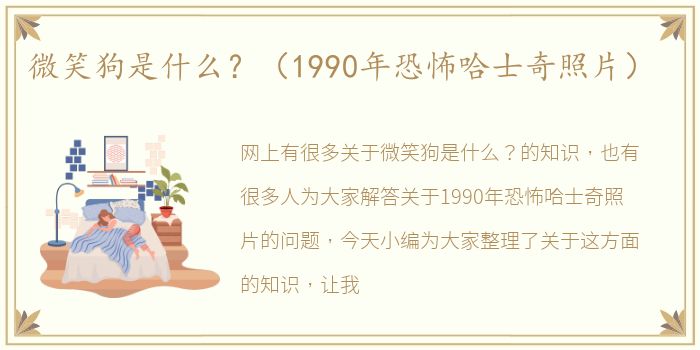 微笑狗是什么？（1990年恐怖哈士奇照片）
