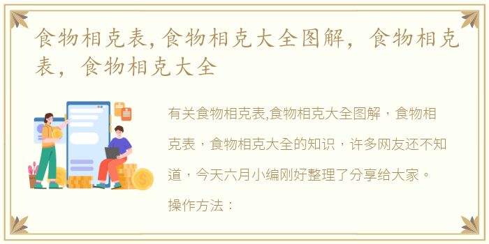 食物相克表,食物相克大全图解，食物相克表，食物相克大全