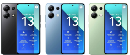五款红米Note13系列手机在全球发布前出现在泄露的渲染图中