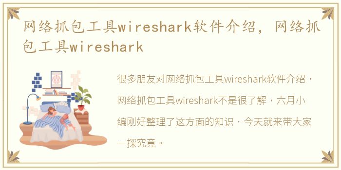 网络抓包工具wireshark软件介绍，网络抓包工具wireshark