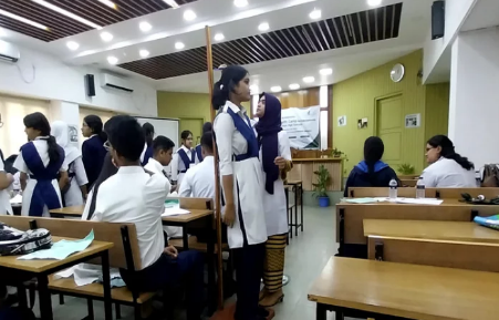 Udyan学校举办青少年健康运动