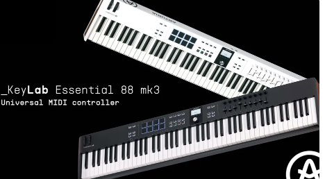 Arturia为其KeyLab Essential mk3系列MIDI控制器添加了88键选项
