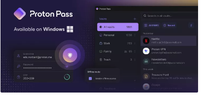 Proton Pass现在拥有新的Windows应用程序