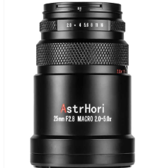 AstrHori 25mm F2.8 Macro 2.0-5.0X镜头现已可供购买