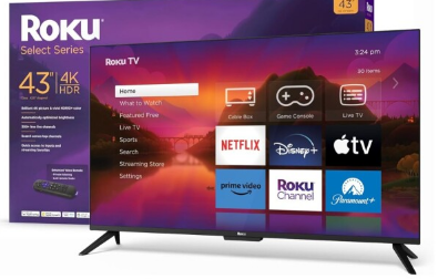 以199.99美元的新低价购买这款43英寸Roku Select系列4K电视