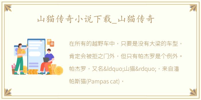 山猫传奇小说下载_山猫传奇