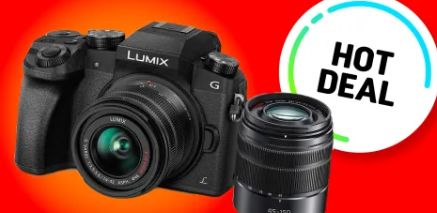 双镜头Panasonic Lumix G7 4K相机套件仅需547.99美元