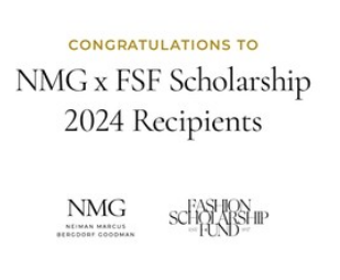 Neiman Marcus集团和时尚奖学金基金宣布第二届NMGxFSF奖学金获得者