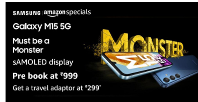 三星Galaxy M15 5G预订优惠在4月8日发布前公布
