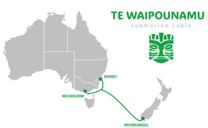 Intelia新西兰推出Te Waipounamu国际海底电缆
