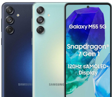 三星Galaxy M55 5G手机推出起价为卢比26999