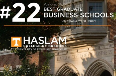 UT Haslam的供应链管理研究生项目在USNews排名中排名第三
