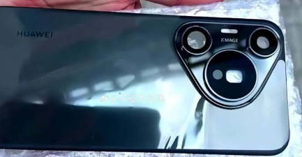 华为Pura 70 Pro背板泄漏显示带有潜望式摄像头的黑色版本