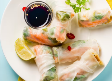 简易素食春卷