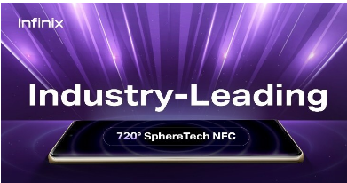 Infinix推出适用于移动设备的720° SphereTech NFC技术