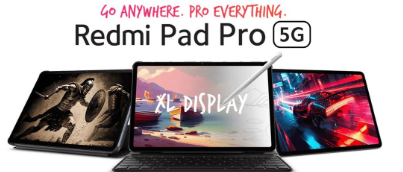 小米推出了该公司最新款平板电脑红米Pad Pro和红米Pad Pro 5G