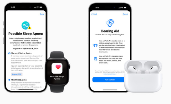 苹果手表和AirPods Pro 2耳塞获得新的健康功能